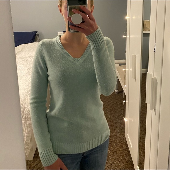 Super Soft Mint Green Sweater - Picture 2 of 4
